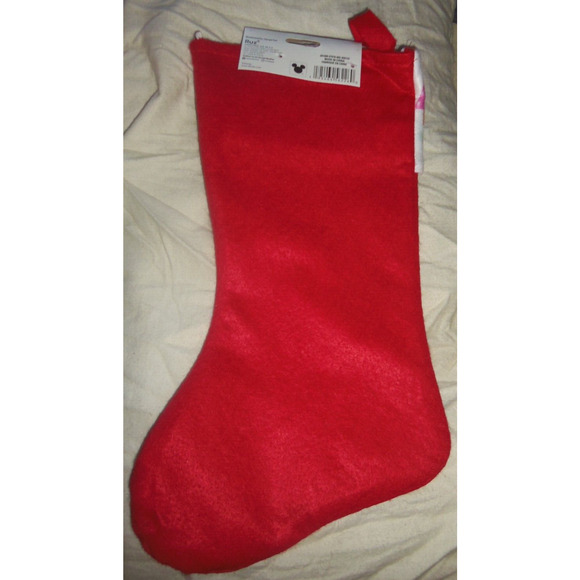 Lilo & Stitch Ice Slating 16" Red felt Christmas Stocking by RUZ - Picture 3 of 3